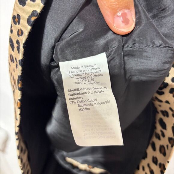 NWT J. Crew Womens Brown Black Leopard Print Belted Lined Sheath Dress Size 2 - Picture 6 of 7